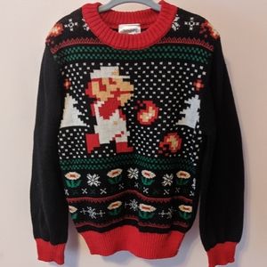 Kids Jumping Beans SZ 5 Super Mario Ugly Christmas